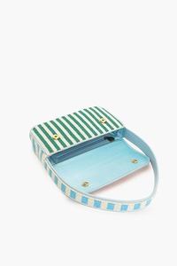 Bolso de Mano Blanco con Cierre de Cremallera, Diseño Personalizado 7x5, Estilo de Uso Diario, Logotipo, Patrón, Cadenas con Cuentas, Decoración con Cuentas - Product Image 2
