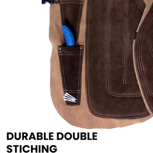 Delantal Profesional de Herrador 100% Cuero con Logotipo Personalizado, Transpirable, para Cuidado Equino, Veterinario, Jeringas para Animales, Herradura 2026 - Product Image 3