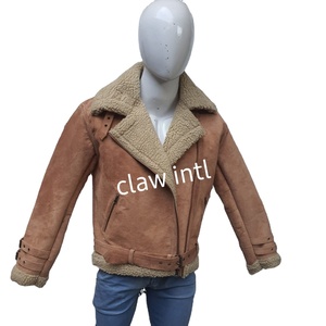 เสื้อโค้ทบุรุษ B3 แจ็คเก็ตหนังแกะ แจ็คเก็ตบอมเบอร์ ขนนก นักบิน แจ็คเก็ตอุ่นๆ แบบนักบิน - Product Image 2