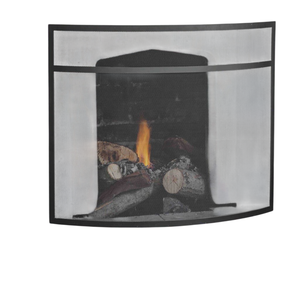 Protection anti-étincelles pour foyer extérieur en fer noir de forme rectangulaire, très vendue, robuste, en vente - Product Image 3