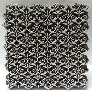 Sello de madera de forma cuadrada tallada a mano, sello de impresión de madera India para tela textil, estampado de Henna de cerámica DIY - Product Image 4