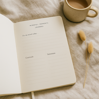 Journal des moments de pleine conscience LABON, carnet relié pour la réflexion sur la pleine conscience, la gratitude quotidienne, le soin de soi et la croissance personnelle
