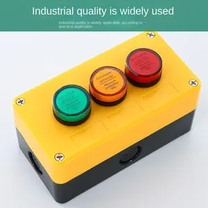 La fabbricazione ha condotto gli indicatori luminosi rosso verde giallo blu luce di segnalazione 16mm 22mm mini segnale lampada pilota per equiment