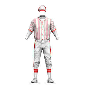 Nueva llegada de uniformes de béisbol de poliéster hechos a medida, servicios OEM, conjuntos directos de fábrica al por mayor con logotipo propio - Product Image 5