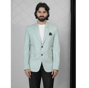 Proveedor Indio de Blazers Ligeros de Color Verde Mar para Hombre, Ideales para Eventos Casuales de Oficina, Disponibles a Precio Directo de Fábrica - Product Image 6