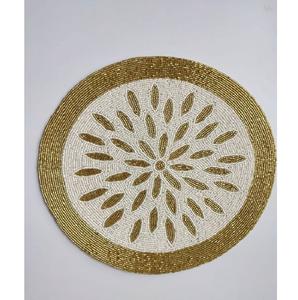 Mantel Individual y esteras de diseño de piña, diseño de cuentas para decoración del hogar, vajilla, mesa de comedor, fiesta y boda, diseño Pa - Product Image 4