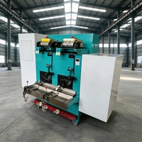 Unité de mise en taille de fil simple avec système de tension automatique du fil, machine intégrée de mise en taille, séchage et enroulement pour fils de lin non élastiques