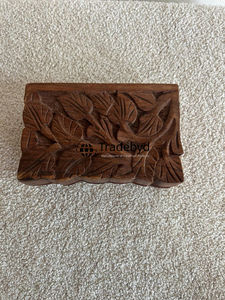 Panel de puerta de madera maciza tallada tradicional Tradebyd, decoración artística para el hogar para hogares históricos y de lujo - Product Image 3