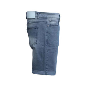 Shorts de Mezclilla de Tela Premium de Alta Calidad para Hombre con Impresión de Etiqueta de Talla Personalizada, Shorts de Moda Urbana para Hombre - Product Image 4