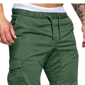 Pantalones Cargo personalizados de algodón con múltiples bolsillos para hombre, ropa informal estilo Oversize con múltiples bolsillos rectos para hombre, pantalones lavados - Product Image 3