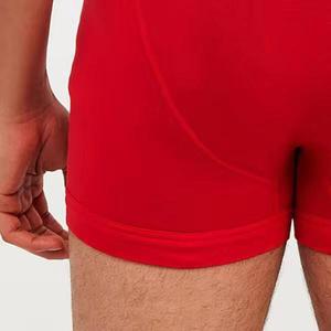 Calzoncillos bóxer de algodón de tiro alto para hombre, ropa interior transpirable y de secado rápido de alta calidad con logotipo personalizado - Product Image 6