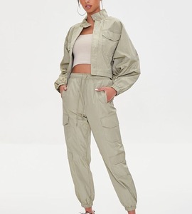 เสื้อวอร์มกันลมสำหรับผู้หญิงระบายอากาศได้ดีแห้งเร็วสำหรับใส่ไปยิมฟิตเนสกลางแจ้งกลางแจ้งฤดูร้อน - Product Image 6