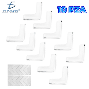 Confezione da 10 protezioni angolari in silicone antiurto con forte adesione - Product Image 1