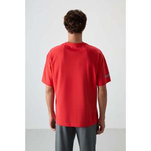 เสื้อยืดพิมพ์ลายทรงโอเวอร์ไซส์สำหรับผู้ชาย Air Jones ผ้าฝ้ายเนื้อหนา - คอลเลคชั่น Fiesta - 88369 - Product Image 5