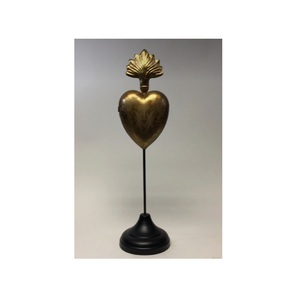 Fête religieuse Sacré Top Sur Ange Forme Coeur Milagros Stand Maison Décorée - Product Image 1