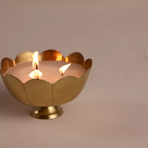 พรีเมี่ยมเงาดียารูปร่างดอกไม้ตกแต่งชาม Urli สําหรับรายการตกแต่งบ้านไดวัลลี่ - Product Image 4