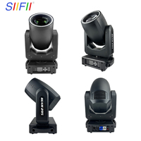 Mini projecteur de scène 295W RGBW en gros, lumières de fête, tête mobile 14R, double prismes, DMX512, Sharpy, disco, DJ, effet de bar, IP33, Ra80