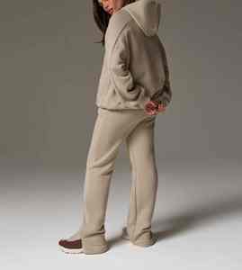 Conjunto Deportivo de 2 Piezas con Sudadera con Capucha y Pantalones Deportivos Holgados, 100% Algodón, Estilo Casual, Nuevo y Popular en 2026, con Logotipo Personalizado Impreso, OEM - Product Image 5