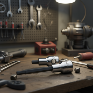 Chiavi a Bussola Esagonali Cromate da 1/2 Pollice con Inserti Lucidati - Product Image 3