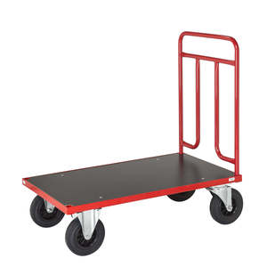 Industrial and Shopping <b>Platform</b> <b>Trolley</b> with Four- and Three-Wheel Options Enclosed Frame OEM Support for Warehouse Storage - Product Image 1
