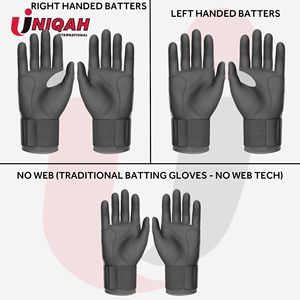 Guantes de bateo de béisbol y softbol de cuero suave profesional personalizables Equipo cómodo con logotipo personalizado - Product Image 5