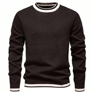 Sweat-shirts unisexes personnalisés à logo tendance, broderie lourde de haute qualité, en coton épais, pour homme, hiver – Vente chaude - Product Image 3