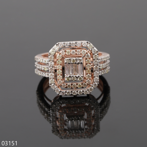 แหวนเพชรหมั้น D'VINS JEWELS ทองคำขาว 14K เพชรทรงกลมเจียระไนแบบบริลเลียนท์ ผลิตในห้องปฏิบัติการ รับรองโดย IGI/GIA ของขวัญแต่งงานสุดหรูสำหรับผู้หญิง - Product Image 4