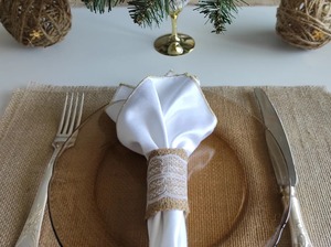 Anneau de serviette en jute de style minimaliste moderne pour une table de salle à manger propre et une utilisation quotidienne Décoration de table Vente en gros en provenance d'Inde - Product Image 3