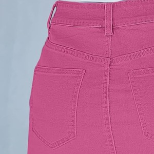 Jupe en jean pour femmes à la vente chaude Nouveau design Vêtements décontractés Tailles sur mesure pour adultes Respirant avec décoration à paillettes - Product Image 3