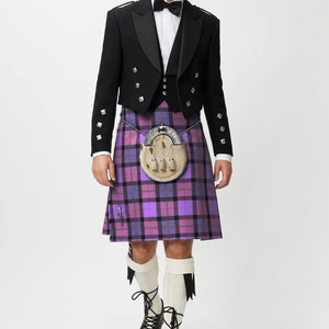 Ceinture écossaise plissée en tartan, faite à la main, couleurs personnalisées, légère, imperméable, lavable, taille ajustable, élégante - Product Image 6