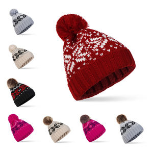 Gorro de Punto Personalizado, Ajuste Regular, Informal, para Invierno, Diseño Superior, Nuevo, 100% Acrílico, Etiqueta Tejida, Puño, Gorro de Invierno - Product Image 1