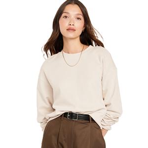 Mujer moda Casual manga larga completa sudaderas mujer ajuste suelto de gran tamaño recortado jerseys para primavera Otoño Invierno desgaste - Product Image 6