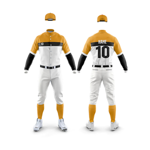 Conjunto de uniforme de béisbol para hombre, camiseta deportiva transpirable y pantalones para entrenamiento de equipo, partidos de liga, ajuste personalizado, juego al aire libre - Product Image 1