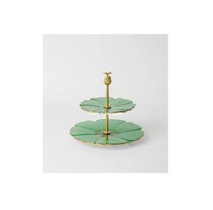 Soporte para Pastel de Madera de 2 Niveles con Diseño Atractivo y Moderno, Ecológico, de la Mejor Calidad para Bodas, Eventos y Fiestas - Product Image 1