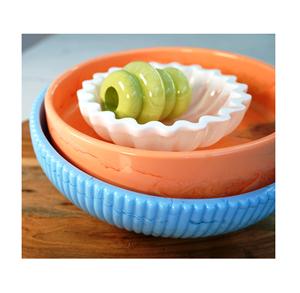 Bol et plat de service en résine, article unique, passe au lave-vaisselle, design moderne européen personnalisable, pour la maison et les fêtes - Product Image 3