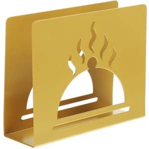 Porte-serviettes en métal doré de qualité supérieure Organisateur de mouchoirs de table élégant et durable pour table à manger cuisine ou café - Product Image 1