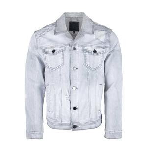 Chaqueta de mezclilla clásica desgastada al por mayor personalizada para hombre Chaqueta de abrigo de mezclilla rasgada para hombre - Product Image 1