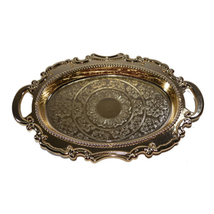 Plateau de service en acier inoxydable de qualité supérieure conçu pour la décoration de cuisine haut de gamme et la présentation élégante des aliments lors d'occasions spéciales - Product Image 1