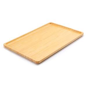 Bandeja de Servir de Bambú Natural Personalizada con Asas de 15x10 Pulgadas, Plato Decorativo Ligero para el Desayuno en la Cama, Mesa de Centro - Product Image 6