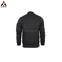 Blouson bomber en molleton 100% coton à manches longues pour homme, design personnalisé, dernières tendances d'hiver, motif uni, col rond, 300g, Wegsy Sports