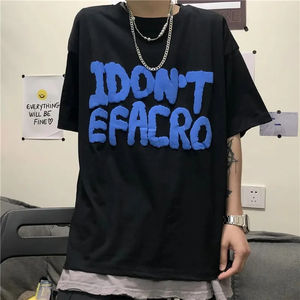 Wholesale Canvas <b>Men's</b> Regular Fit Short Sleeve O-Neck <b>Silk</b> Screen Printed Custom Logo Front Garment Dyed Puff Printing T-<b>shirts</b> - Product Image 6