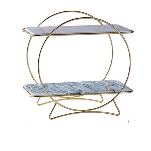 2024 New Collection Glamorous Green 3 Tier <b>Cake</b> <b>Stand</b> for Home and Party Decoration Manufacturer and Supplier From India - Product Image 4