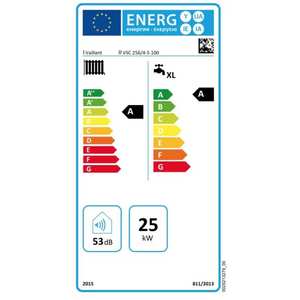 Chaudière à condensation au gaz méthane Vaillant EcoCOMPACT VSC 256 4-5 100 24 Kw ErP avec réservoir de stockage de 90 L, modèle sur pied - Product Image 3