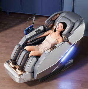 Chaise de massage électrique intelligente pour le corps entier avec rouleaux chauds 2D 3D 4D, piste SL, gravité zéro, IA - Product Image 6