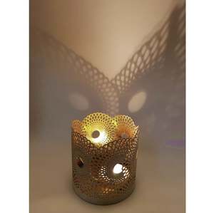 Candelero de Metal de madera para decoración navideña industrial para interiores/exteriores para fiestas de Año Nuevo, otros tarros de velas - Product Image 6