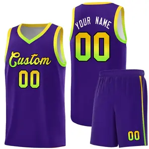 2024 hecho en Pakistán conjunto de uniforme de baloncesto Unisex camisetas y pantalones cortos transpirables ropa de equipo nuevo diseño ropa deportiva hombres mujeres