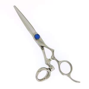 Tijeras de hoja de afeitar con mango giratorio de Venta caliente Tijeras de corte de pelo de acero inoxidable - Product Image 1