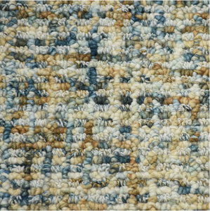 พรมผูกเชือกดีไซน์ทันสมัยพรมปูพื้นขน100% แบบแฮนด์เมดพรมลายเบจสีฟ้าสำหรับบ้านหลากสีและปรับแต่งขนาดได้ - Product Image 3