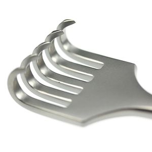 Retractor de rastrillo Volkman, puntas afiladas, hoja de acero inoxidable, instrumento quirúrgico de mano de 21cm, Retractor de rastrillo Volkman de alta calidad - Product Image 2