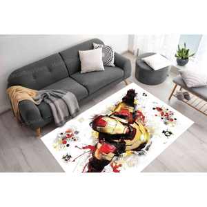 Iron Man <b>Painting</b> Printed Rug, Marvel Bathroom Rug, Custom Home Decor,Nonwoven Soft Rug - Product Image 4